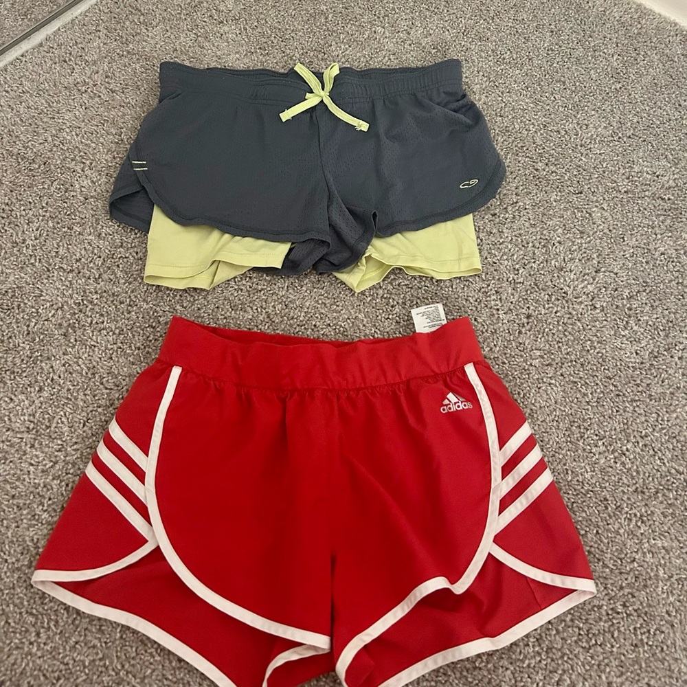 Athletic Shorts Set- Adidas and Champion. Small